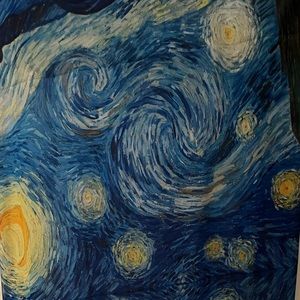 Van Gogh silk scarf